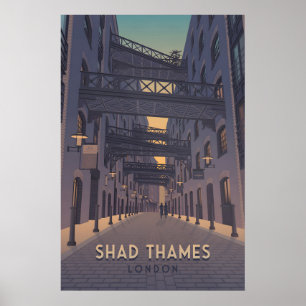 Póster de viaje Shad Thames Londres