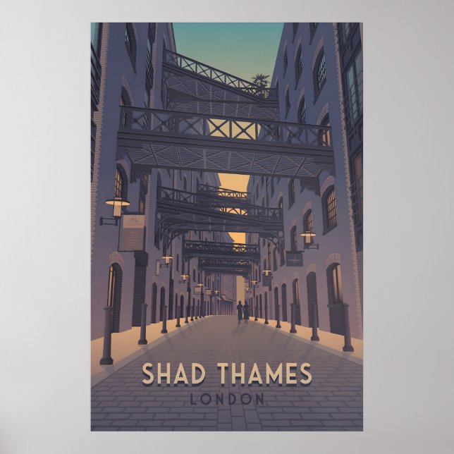 Póster de viaje Shad Thames Londres (Frente)