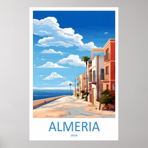 Póster de viaje vintage de Almera Parque Nacional 
