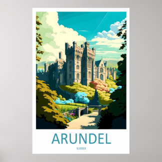 Póster de viaje vintage de Arundel Parque Nacional