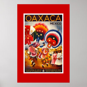 Póster de viaje vintage México 2