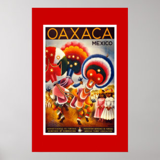 Póster de viaje vintage México 2