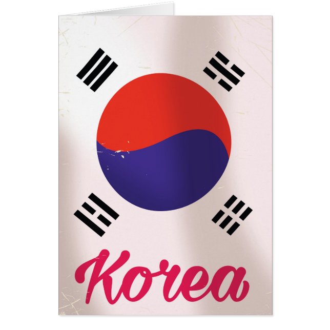 Poster de viajes de cosecha de Corea del Sur (Frente)