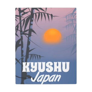 Poster de viajes de cosecha de Kyushu Japan