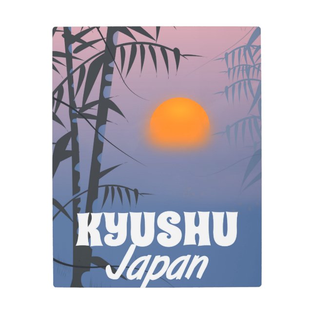 Poster de viajes de cosecha de Kyushu Japan (Anverso)