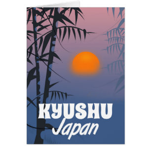 Poster de viajes de cosecha de Kyushu Japan