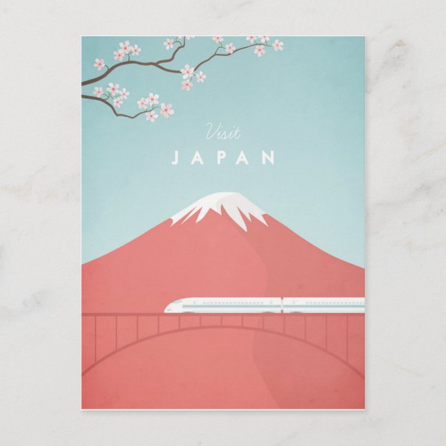 Poster de viajes de cosecha japonesa - Postal de a (Anverso)