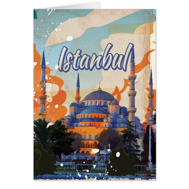 Poster de Viajes de Estambul (Frente)