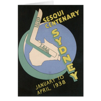Poster de Viajes de la Viñeta de Sídney, Sesqui Ce