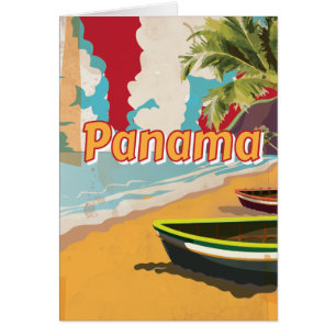 Poster de Viajes de la Vintage de Panamá