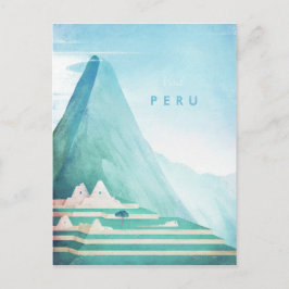 Poster de Viajes de la Vintage de Perú - Postales 