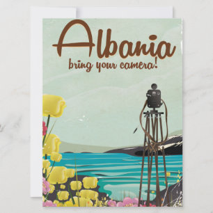Poster de viajes paisajistas de Albania.