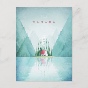 Poster de viajes por cosecha de Canadá - Postal de