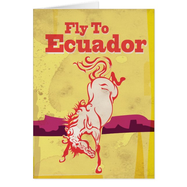 Poster de Viajes por Viaje de Ecuador (Frente)