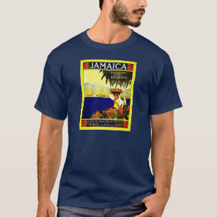 Poster de Viajes Vintage: Camiseta de Jamaica