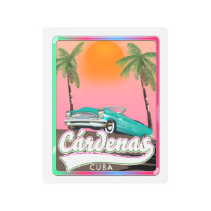 Poster de viajes vintage de Cárdenas Cuba