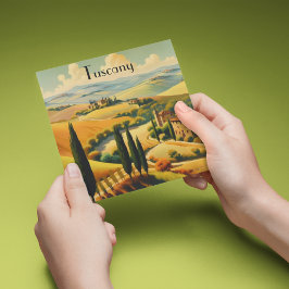 Poster de Viajes Vintage Toscana