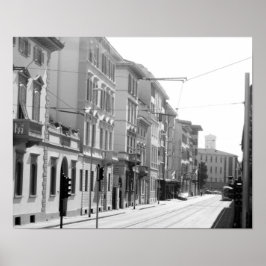Póster de Vías de Tren Italianas