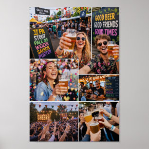 Póster de Vibraciones del Festival de Cerveza de V