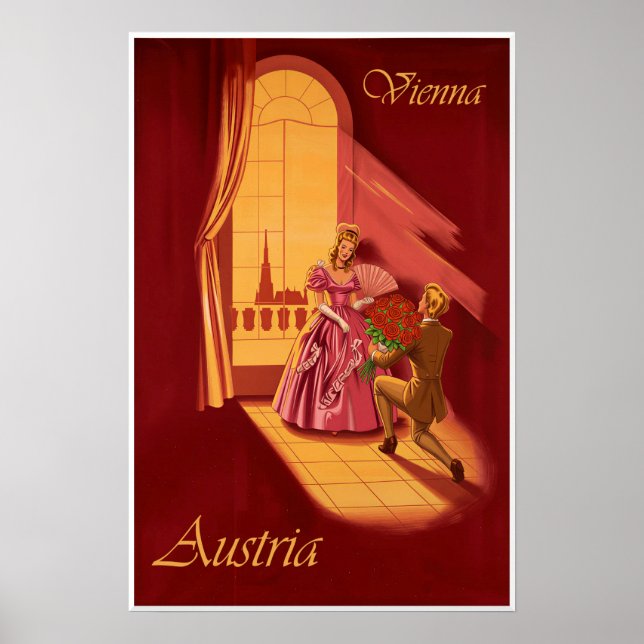 Póster de Viena, Austria (Frente)
