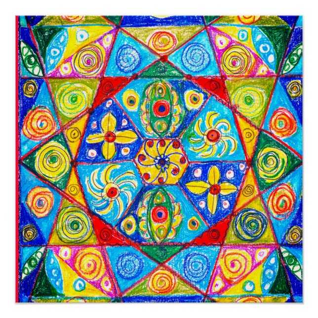 Poster de visión abstracta (Anverso)