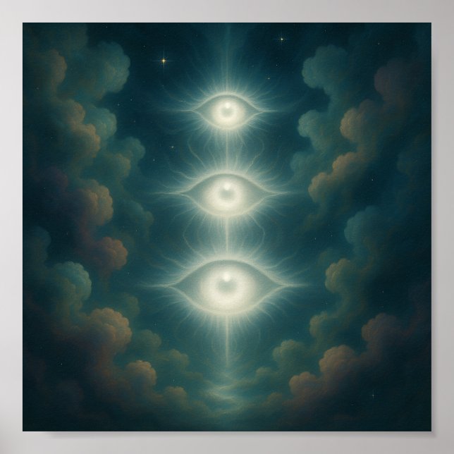 Póster de Visión Celestial (Frente)
