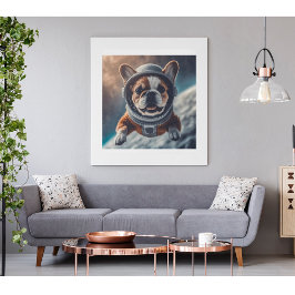 Póster de vivero espacial para Bulldog Francés ast