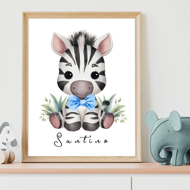Póster de vivero Safari de cebra – Arte de pared d (Subido por el creador)