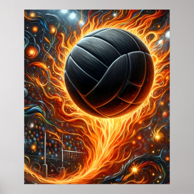 Póster de voleibol (Frente)