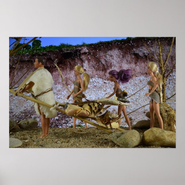 Póster De vuelta a casa después de la caza. poster (Frente)