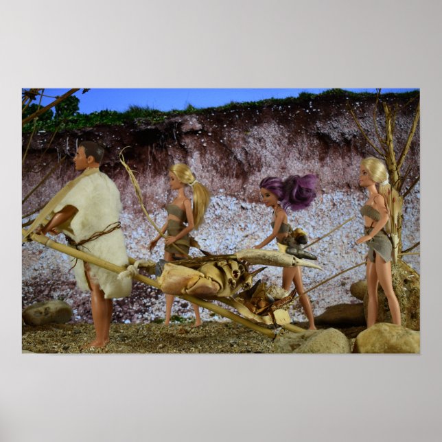 Póster De vuelta a casa después de la caza. poster (Frente)