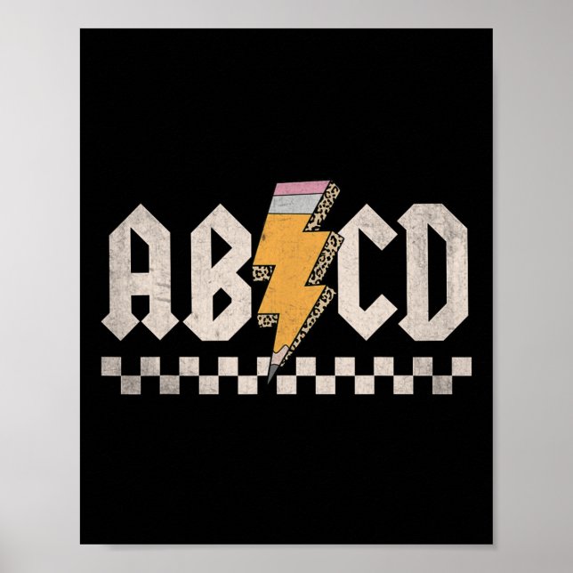 Póster De Vuelta A La Clase El Primer Día De Vuelta Al Ma (Frente)