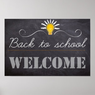 Póster De vuelta a la escuela