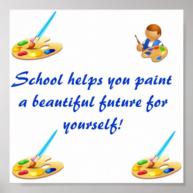 Póster De vuelta a la escuela. (Frente)