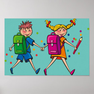 Póster De vuelta a la escuela