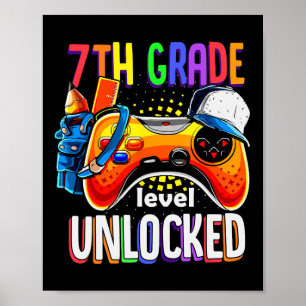 Póster De vuelta a la escuela 7º Grado Desbloqueado