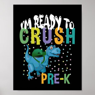 Póster De vuelta a la escuela Estoy listo para aplastar P