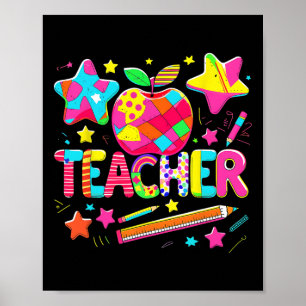 Póster De Vuelta A La Escuela Maestra Vida Inspiradora Ed