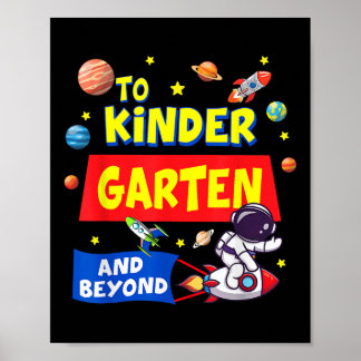 Póster De vuelta a la escuela maestro estudiante al jardí
