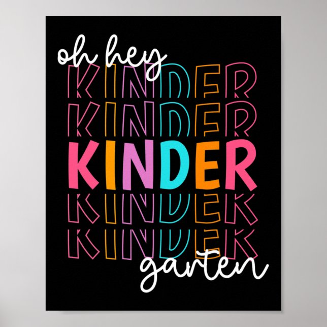 Póster De Vuelta A La Escuela Oh Hey Mujeres Maestras De  (Frente)