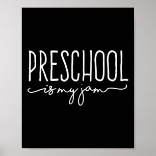 Póster De Vuelta A La Escuela Preescolar Es Mi Jam Profes