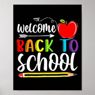 Póster De Vuelta A La Escuela, Primer Día De Los Maestros