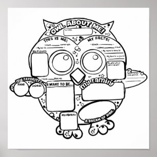 Póster ¡De Vuelta A La Escuela! Propio Búho Todo Sobre Mí