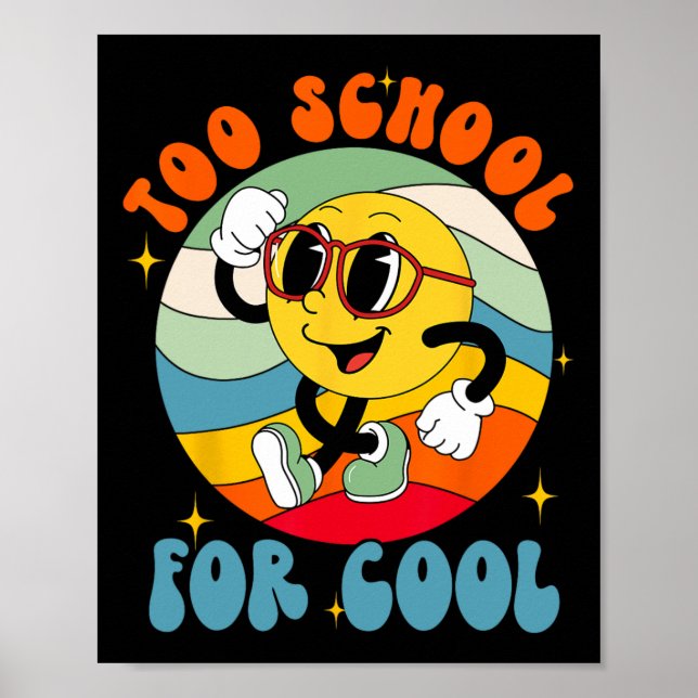 Póster De Vuelta A La Escuela Sonrisas Cara A La Escuela  (Frente)