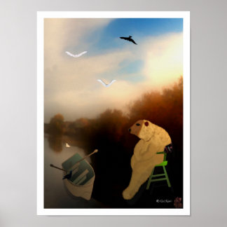 Póster De vuelta a la naturaleza el Poster de diseño crea