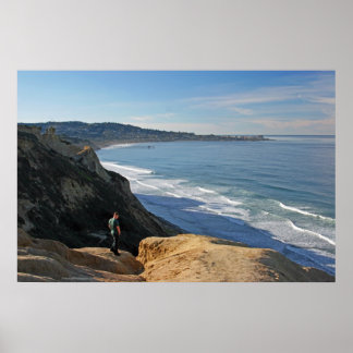 Póster De vuelta al Tour ~ Torrey Pines Blacks Beach a La