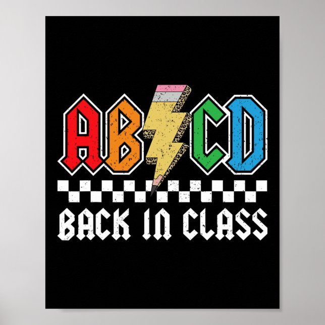Póster De Vuelta En La Clase Se Remonta Al Equipo De Chic (Frente)