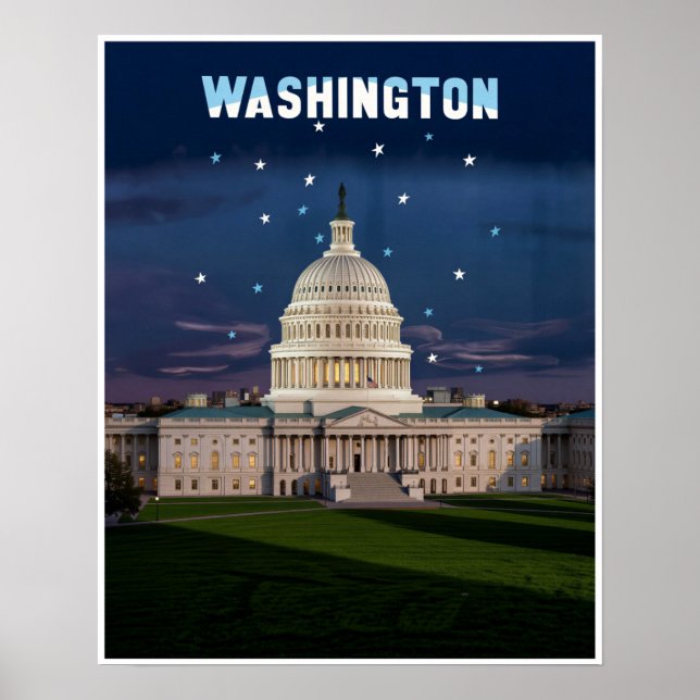 Póster de Washington DC (Frente)