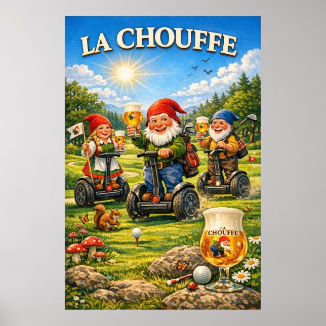 Póster de Whimsical Meadow Ride y Alegría de Cerve (Frente)