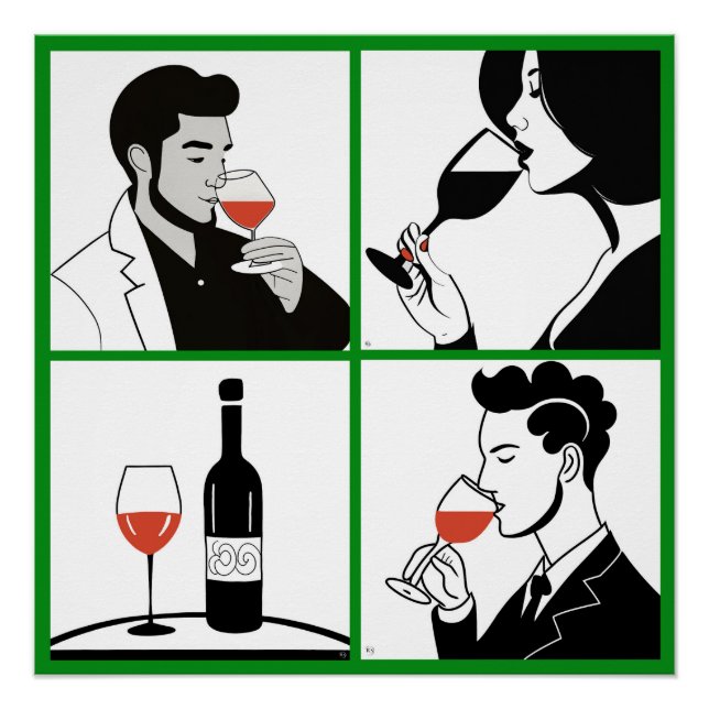 Poster de Wine Quartet Glossy (Anverso)